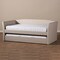 Baxton Studio Camino Modern Beige Upholstered Daybed with Guest Trundle Bed 131-7308 - alternate 10